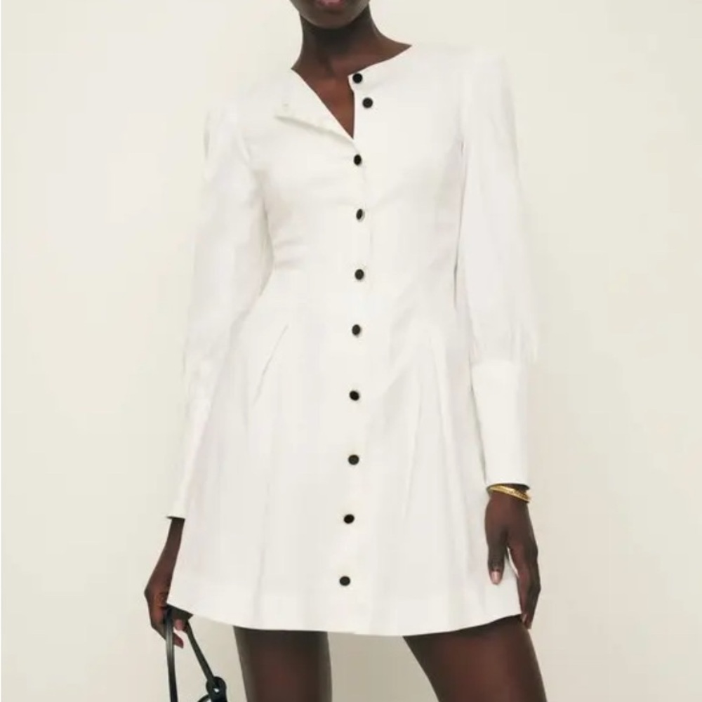 Reformation Lovisa Mini Dress - White